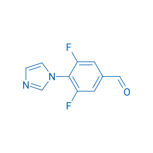 3,5-Difluoro-4-(1h-imidazol-1-yl)benzaldehyde 1g