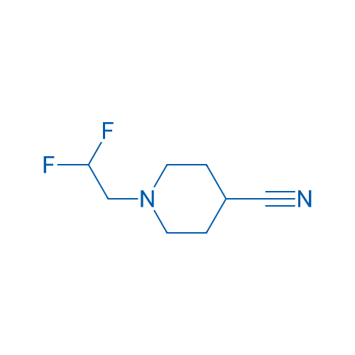 1-(2,2-Difluoroethyl)piperidine-4-carbonitrile 1g
