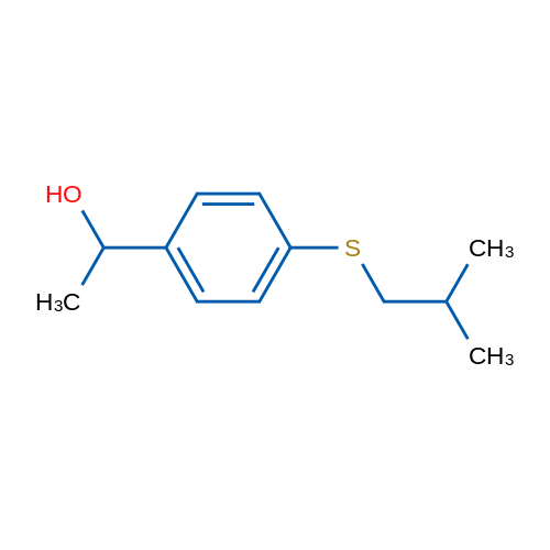 1-(4-(Isobutylthio)phenyl)ethanol 1g