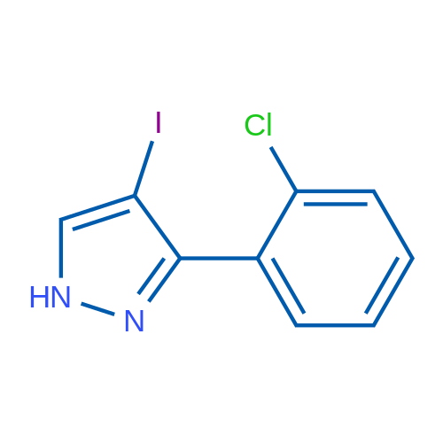 3-(2-Chlorophenyl)-4-iodo-1H-pyrazole 1g
