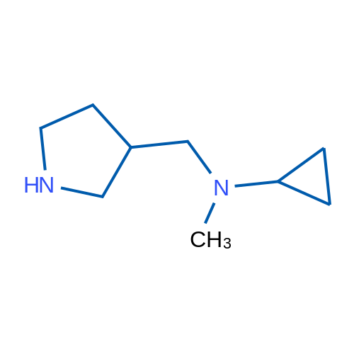 N-Methyl-N-(pyrrolidin-3-ylmethyl)cyclopropanamine 1g