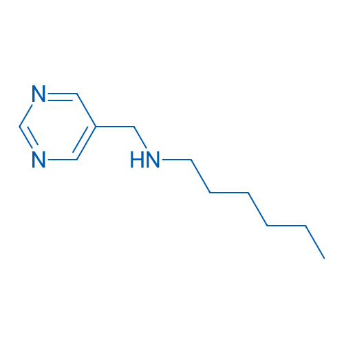Hexyl(pyrimidin-5-ylmethyl)amine 5g