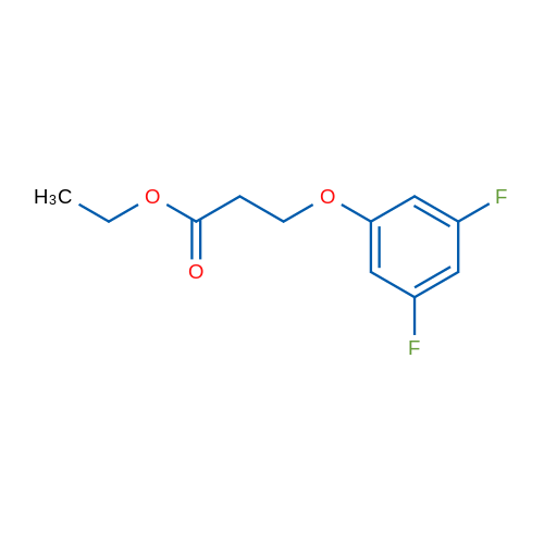 Ethyl 3-(3,5-difluorophenoxy)propanoate 1g