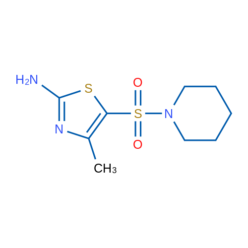 4-Methyl-5-(piperidin-1-ylsulfonyl)thiazol-2-amine 1g