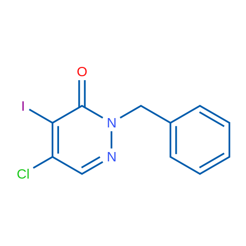 2-Benzyl-5-chloro-4-iodopyridazin-3(2H)-one 1g