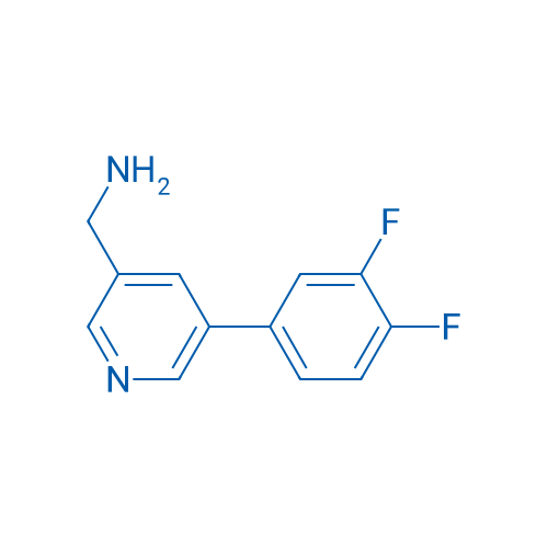(5-(3,4-Difluorophenyl)pyridin-3-yl)methanamine 1g