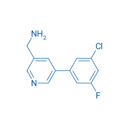 (5-(3-Chloro-5-fluorophenyl)pyridin-3-yl)methanamine 1g