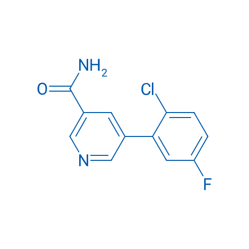 5-(2-Chloro-5-fluorophenyl)nicotinamide 1g