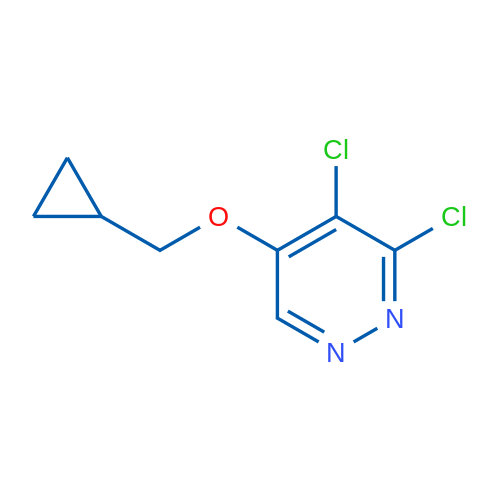 3,4-Dichloro-5-(cyclopropylmethoxy)pyridazine 1g