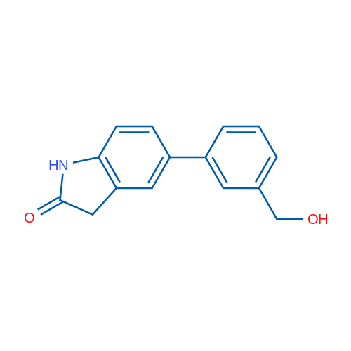 5-(3-(Hydroxymethyl)phenyl)indolin-2-one 1g