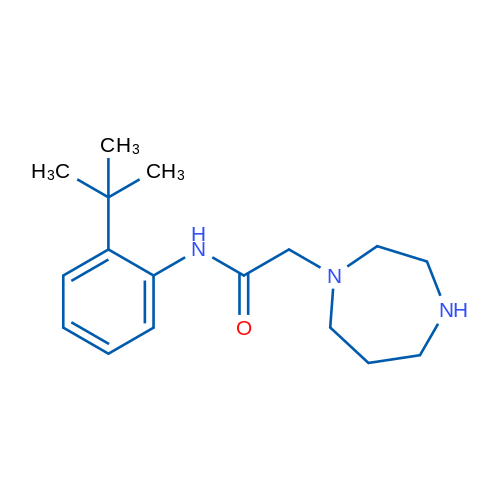 N-(2-(tert-Butyl)phenyl)-2-(1,4-diazepan-1-yl)acetamide 1g