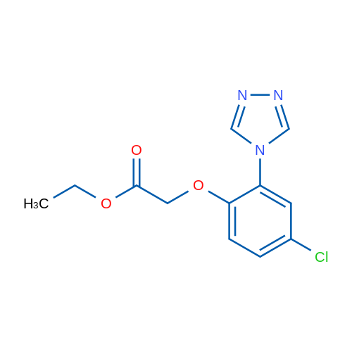 Ethyl 2-(4-chloro-2-(4H-1,2,4-triazol-4-yl)phenoxy)acetate 1g