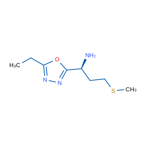 (S)-1-(5-Ethyl-1,3,4-oxadiazol-2-yl)-3-(methylthio)propan-1-amine 1g