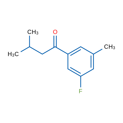1-(3-Fluoro-5-methylphenyl)-3-methylbutan-1-one 1g