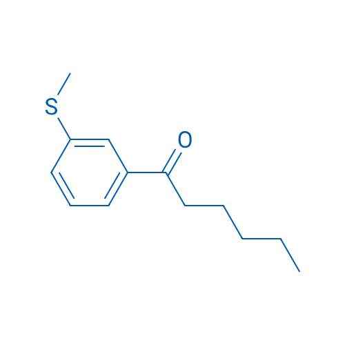 1-(3-(Methylthio)phenyl)hexan-1-one 1g