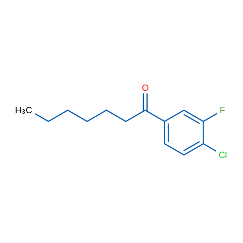 1-(4-Chloro-3-fluorophenyl)heptan-1-one 1g