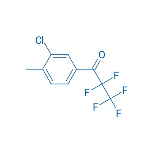 1-(3-Chloro-4-methylphenyl)-2,2,3,3,3-pentafluoropropan-1-one 1g