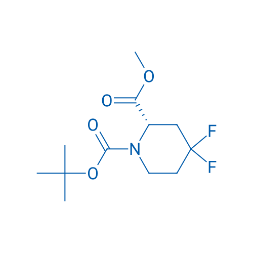 (S)-1-tert-Butyl 2-methyl 4,4-difluoropiperidine-1,2-dicarboxylate 250mg