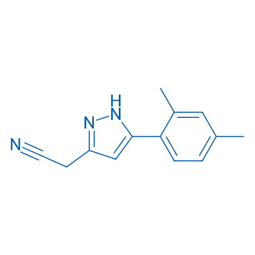 2-(5-(2,4-Dimethylphenyl)-1H-pyrazol-3-yl)acetonitrile 1g
