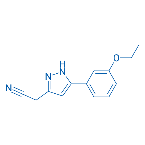 2-(5-(3-Ethoxyphenyl)-1H-pyrazol-3-yl)acetonitrile 1g