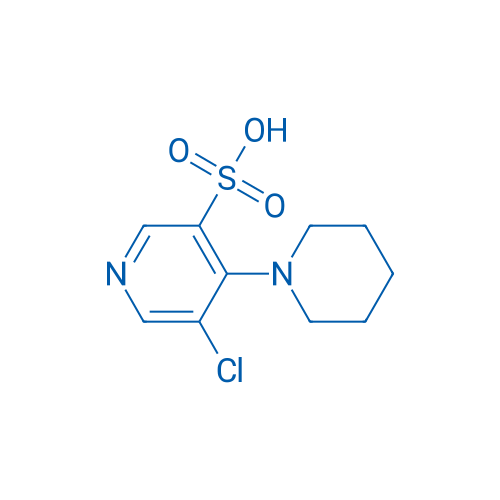 5-Chloro-4-(piperidin-1-yl)pyridine-3-sulfonic acid 1g