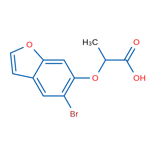2-((5-Bromobenzofuran-6-yl)oxy)propanoic acid 1g