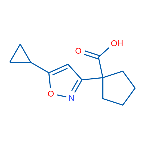 1-(5-Cyclopropylisoxazol-3-yl)cyclopentanecarboxylic acid 1g