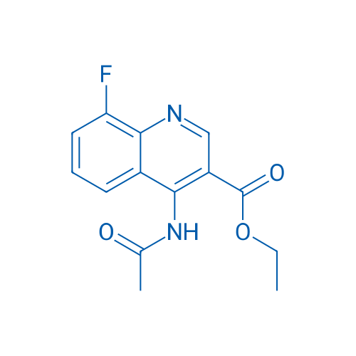 Ethyl 4-acetamido-8-fluoroquinoline-3-carboxylate 1g