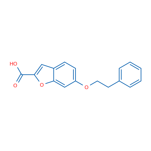 6-Phenethoxybenzofuran-2-carboxylic acid 1g