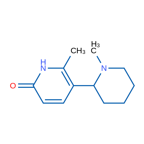 6-Methyl-5-(1-methylpiperidin-2-yl)pyridin-2(1H)-one 1g