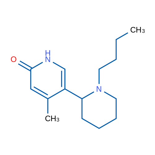 5-(1-Butylpiperidin-2-yl)-4-methylpyridin-2(1H)-one 1g