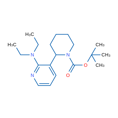 tert-Butyl 2-(2-(diethylamino)pyridin-3-yl)piperidine-1-carboxylate 1g