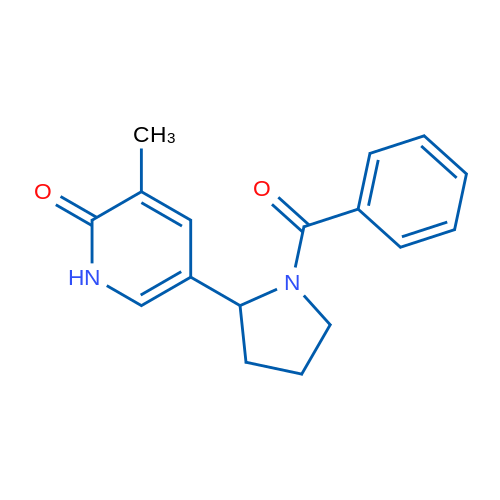 5-(1-Benzoylpyrrolidin-2-yl)-3-methylpyridin-2(1H)-one 1g