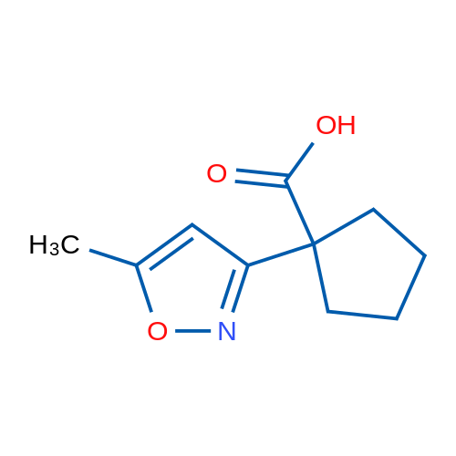 1-(5-Methylisoxazol-3-yl)cyclopentanecarboxylic acid 1g