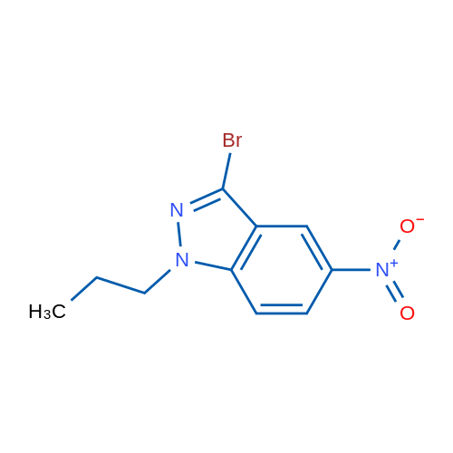 3-Bromo-5-nitro-1-propyl-1H-indazole 1g