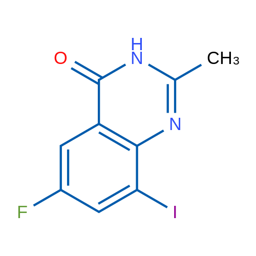 6-Fluoro-8-iodo-2-methylquinazolin-4(3H)-one 1g