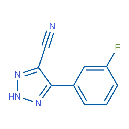 5-(3-Fluorophenyl)-2H-1,2,3-triazole-4-carbonitrile 1g