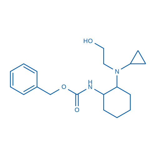 Benzyl (2-(cyclopropyl(2-hydroxyethyl)amino)cyclohexyl)carbamate 1g