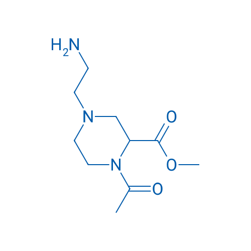 Methyl 1-acetyl-4-(2-aminoethyl)piperazine-2-carboxylate 1g