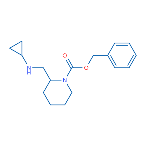 Benzyl 2-((cyclopropylamino)methyl)piperidine-1-carboxylate 1g