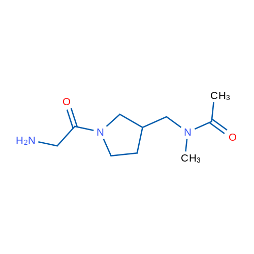 N-((1-(2-Aminoacetyl)pyrrolidin-3-yl)methyl)-N-methylacetamide 1g