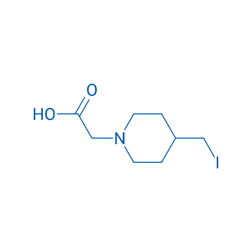 2-(4-(Iodomethyl)piperidin-1-yl)acetic acid 250mg