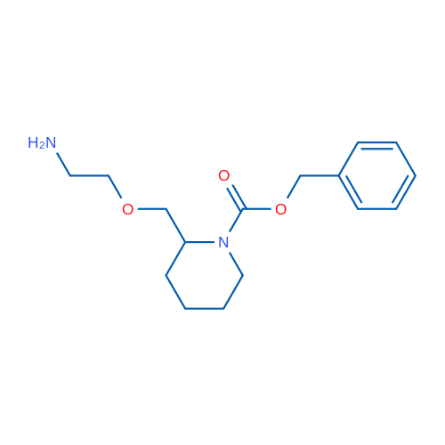 Benzyl 2-((2-aminoethoxy)methyl)piperidine-1-carboxylate 1g