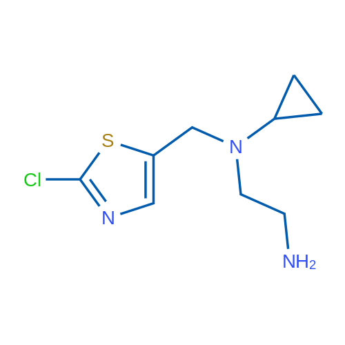 N1-((2-Chlorothiazol-5-yl)methyl)-N1-cyclopropylethane-1,2-diamine 1g