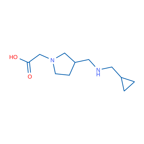 2-(3-(((Cyclopropylmethyl)amino)methyl)pyrrolidin-1-yl)acetic acid 1g