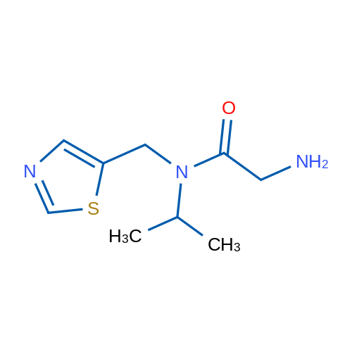 2-Amino-N-isopropyl-N-(thiazol-5-ylmethyl)acetamide 1g
