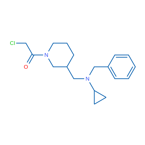 1-(3-((Benzyl(cyclopropyl)amino)methyl)piperidin-1-yl)-2-chloroethanone 1g