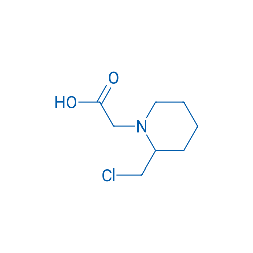 2-(2-(Chloromethyl)piperidin-1-yl)acetic acid 250mg