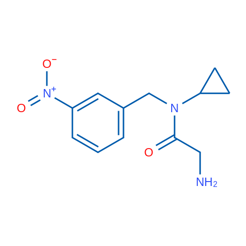 2-Amino-N-cyclopropyl-N-(3-nitrobenzyl)acetamide 1g