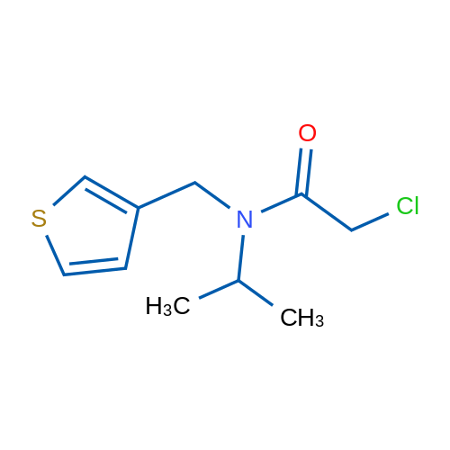 2-Chloro-N-isopropyl-N-(thiophen-3-ylmethyl)acetamide 1g
